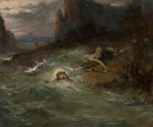 The Death of Orpheus by Henri Leopold Levy