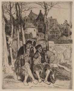 Faust and Wagner by Henri Leys