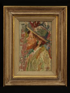 Self-portrait by Henri Martin