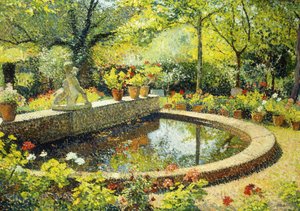 The Pond at Marquayrol by Henri Martin