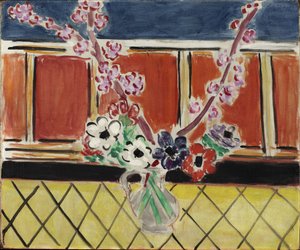 Anemones and Peach Blossoms
