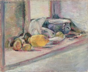 Blue Pot and Lemon