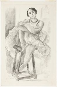 Dancer Seated on a Stool, from Ten Dancers by Henri Matisse