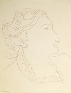 Female Profile (Portrait of L.N. Delektorskaya) by Henri Matisse