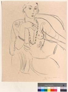 Woman with Necklace by Henri Matisse