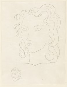 Album Pages, Rondels, Plate 23 from Poems of Mallarmé by Henri Matisse