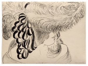 Girl in Plumed Hat (Mlle Antoinette) by Henri Matisse