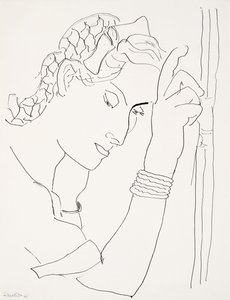 Head of a Woman in Profile by Henri Matisse