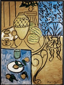 Interior, Yellow and Blue by Henri Matisse