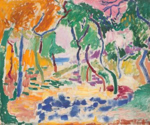 Landscape near Collioure. Study for "The Joy of Life" by Henri Matisse