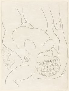 The Punished Clown, Plate Four from Poesies de Mallarmé by Henri Matisse