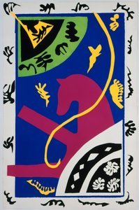 The Horse, the Equestrienne, and the Clown. From "Jazz". Plate V. Page 34 by Henri Matisse