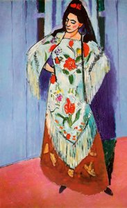 Madame Matisse with Manila Shawl