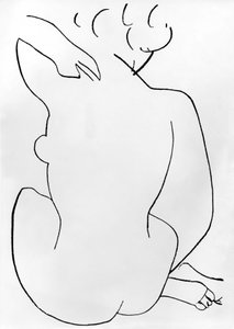 Naked Woman Squatting Down