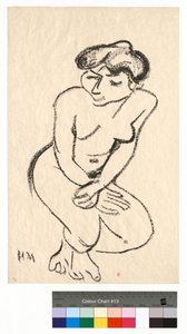 Crouching Nude with Eyes Downcast by Henri Matisse