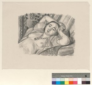 Odalisque with Necklace by Henri Matisse