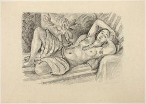 Odalisque with Magnolia by Henri Matisse