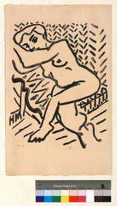 Small Clear Woods or Seated Nude Woman, 3/4 View by Henri Matisse