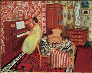 Pianist and Checkers Players by Henri Matisse