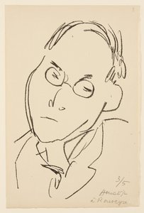 Portrait of Paul Léautaud by Henri Matisse