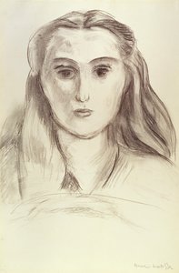 Portrait of a Young Woman with Her Hair Down (L.N. Delektorskaya) by Henri Matisse
