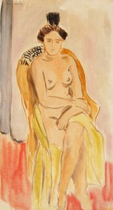 Seated Female Nude, c.1919-1921