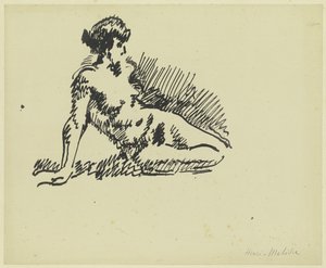 Sitting Female Nude by Henri Matisse