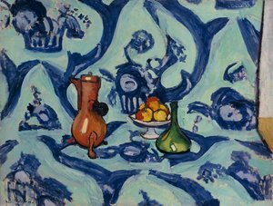 Still Life with Blue Tablecloth