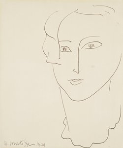 Head of a Woman by Henri Matisse