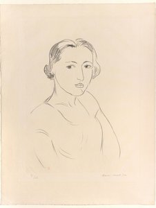 Head of a Young Woman by Henri Matisse