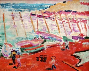 The Red Beach, Collioure, Summer 1905 by Henri Matisse