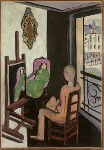 The Painter in His Studio 1916