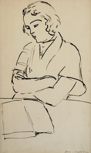Woman Reading, c. 1922 by Henri Matisse