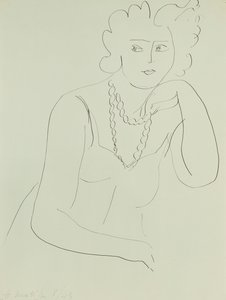 Woman with Necklace by Henri Matisse