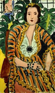 Woman with a Blue Jewel (Helene Galitzine with Gemstone) by Henri Matisse