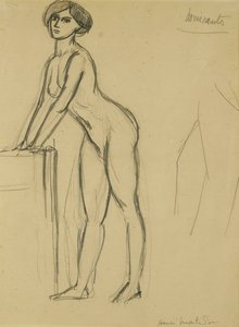 Young Girl Standing, c. 1908-10 by Henri Matisse