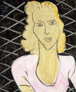 Young Girl in a Pink Dress by Henri Matisse