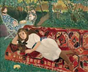 Young Girls in the Garden