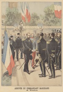 Arrival of Major Marchand at Toulon