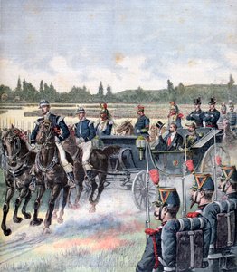 Arrival of the President of the Republic, Military Review, 14th July 1891 by Henri Meyer