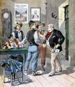 Before the election, 1893 by Henri Meyer