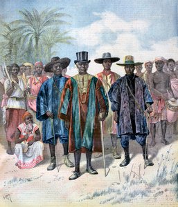Dahomeans, 1893 by Henri Meyer