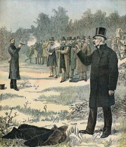 Duel Between Georges Clemenceau and Paul Deroulede by Henri Meyer