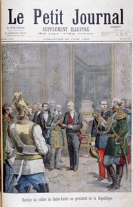 Handing-over of the Collier de Saint André to the President of the Republic, 1895