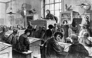 Mademoiselle Nicolle Teaching Her Class of 