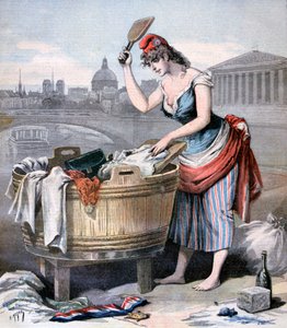 Marianne, the Queen of the Washerwomen, 1893 by Henri Meyer
