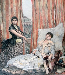 Morphiamania, 1891 by Henri Meyer