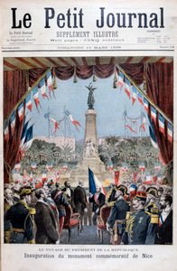 President Faure at the inauguration ceremony of a monument in Nice, 1896 by Henri Meyer