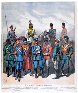 Russian cavalry, 1892