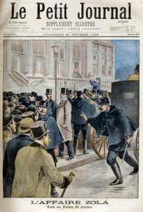 The Dreyfus - Zola Affair - Emile Zola, French Writer, Entering the Law Court